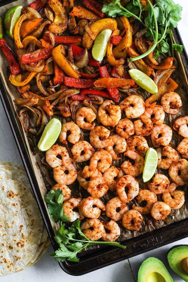 15 Easy Mexican Dinner Ideas Perfect For Busy Nights In Florida - Decor Hint Sheet Pan Shrimp Fajitas