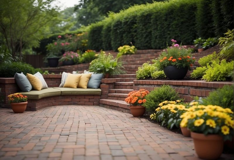 18 Delaware Brick Walkways That Look Like They've Always Been There - Decor Hint Sunset-Kissed Cobblestones