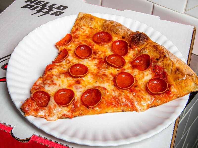 New York-Style Pizza Slice