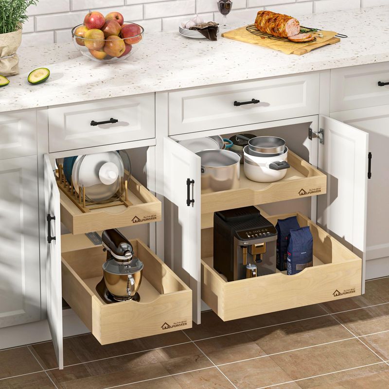 Use Pull-Out Shelves