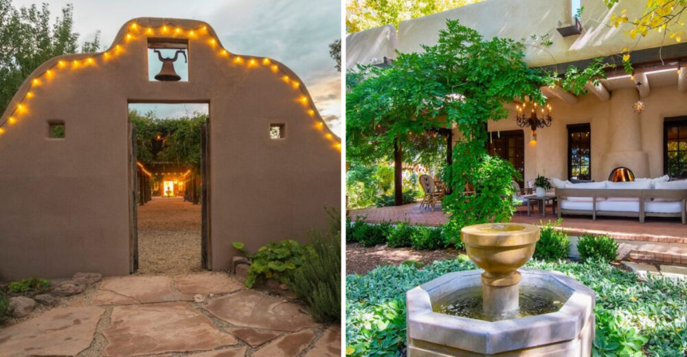 7 New Mexico Adobe Courtyards To Enjoy Timeless Shade - Decor Hint