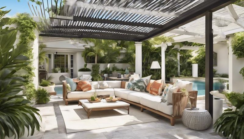 8 Florida Outdoor Spaces That Stay Refreshing In Heat - Decor Hint Shaded Patios
