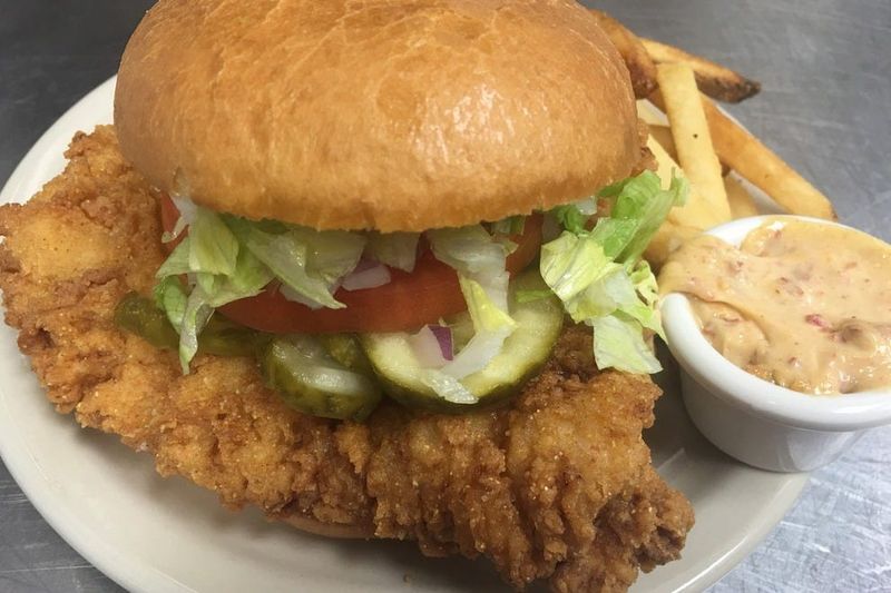 8 Indiana Pork Tenderloin Sandwiches Bigger Than The Bun - Decor Hint C.R. Heroes Family Pub's Monster Medallion