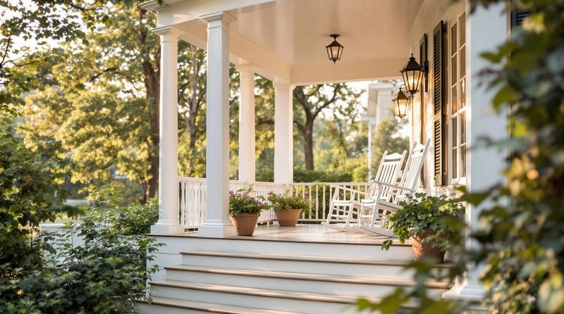 Wraparound Porches With Rocking Chairs