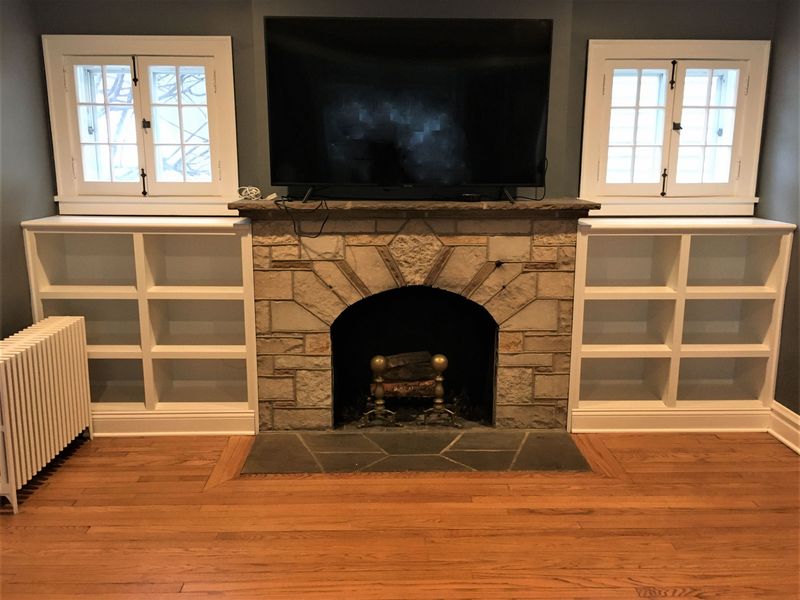 Built-In Bookcases and Cabinets