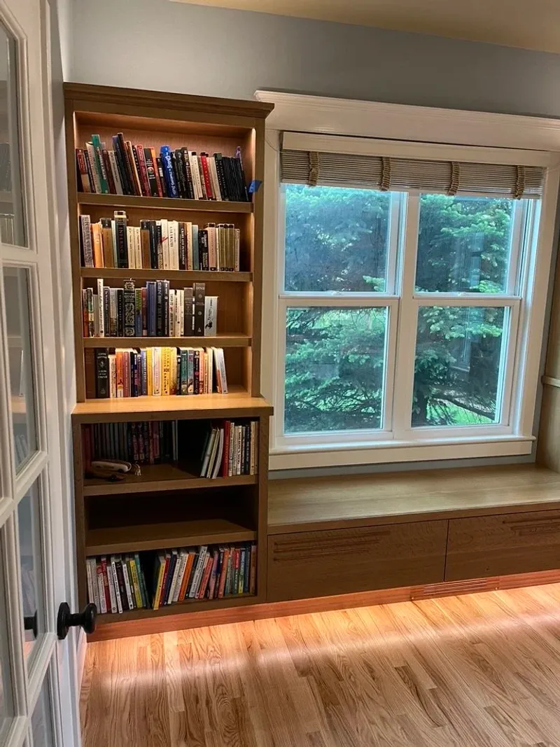 Craftsman-Style Library Nook
