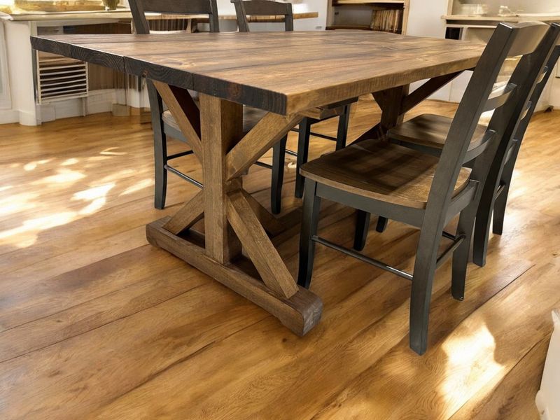 9 Pennsylvania Farm Tables That Locals Swear By - Decor Hint Bucks County Trestle