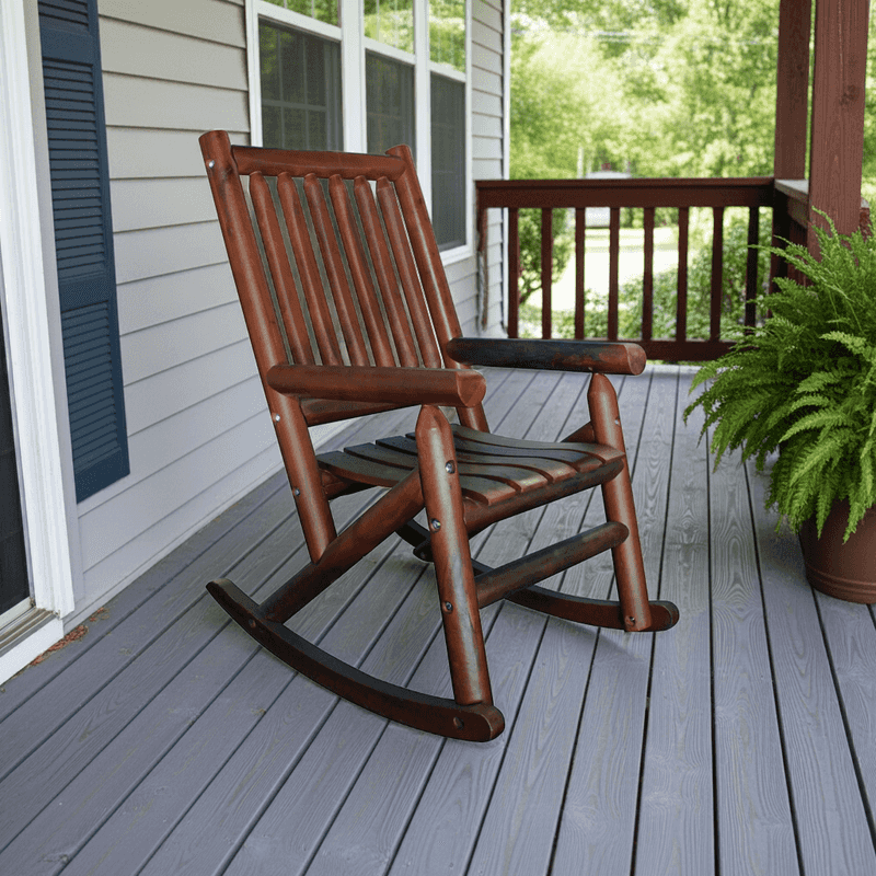 9 Texas Front Porch Ideas That Make Homes Instantly Welcoming - Decor Hint Rustic Wooden Rocking Chairs