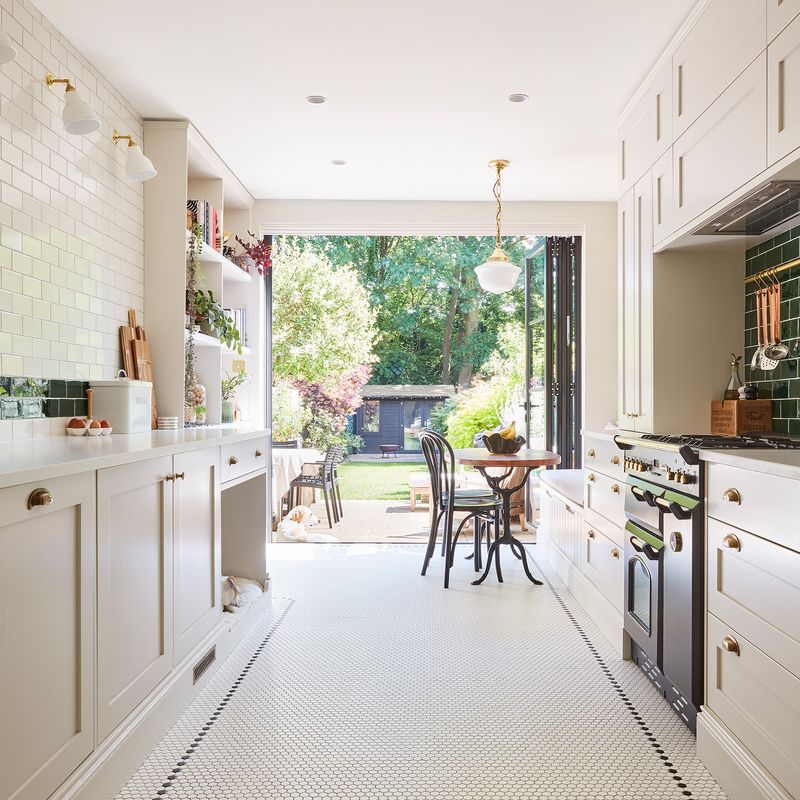 9 Ways To Make A Galley Kitchen Look Bigger And Brighter - Decor Hint Paint Walls Light Colors