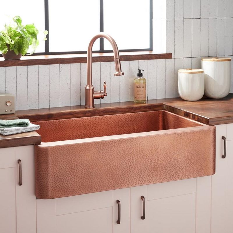 Farmhouse Copper Sink