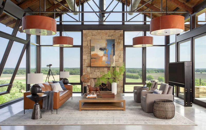 9 Texas Living Rooms Where Rustic Meets Modern - Decor Hint Ranch House Revival