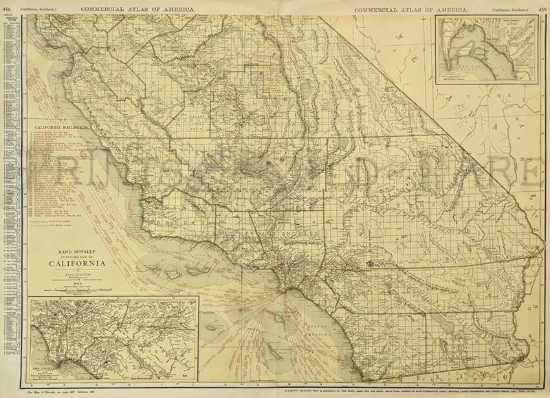 In California, These 9 Interior Antiques Might Sell For Pennies And These 9? Don't Even Try - Decor Hint Surprisingly Valuable: Vintage California Maps