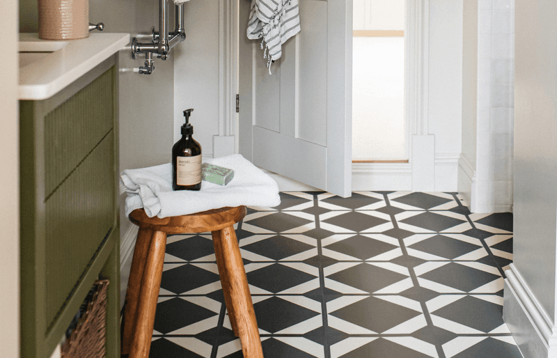 Retro Vinyl Sheet Flooring