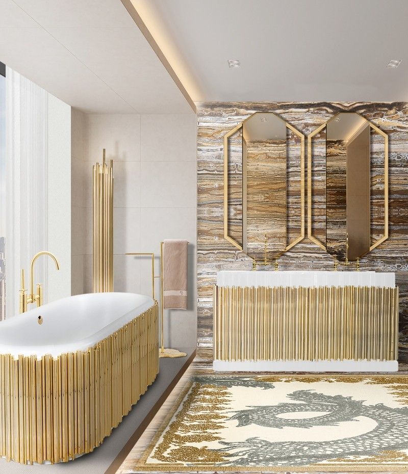 13 Vintage 1950s Bathroom Ideas That Could Be Popular Again In Ohio - Decor Hint Metallic Accents