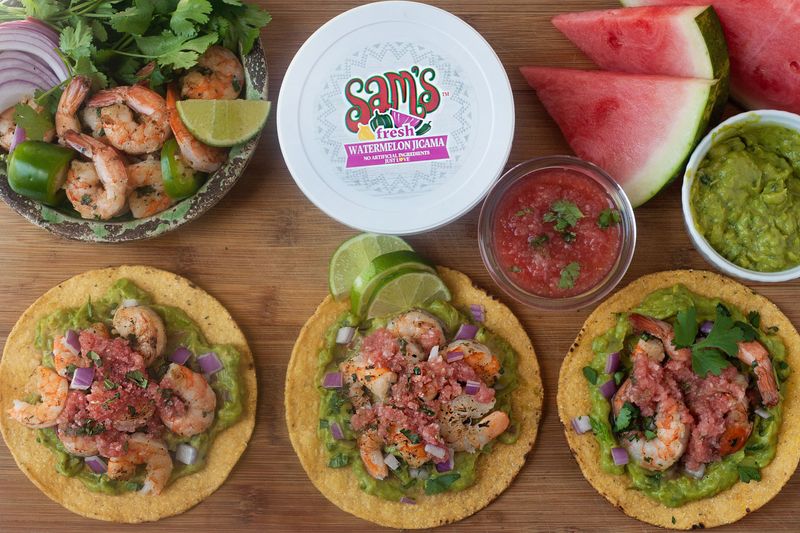 15 Easy Mexican Dinner Ideas Perfect For Busy Nights In Florida - Decor Hint Watermelon Jicama Shrimp Tacos