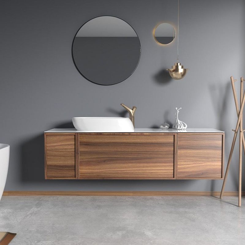 8 Massachusetts Bathrooms Designers Say Perfect the Subtle Quiet Luxury Trend - Decor Hint Floating Vanities