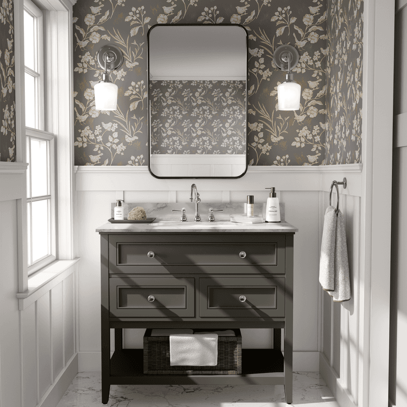 13 Bathroom Styles That Should Be Retired In California - Decor Hint Heavy Wallpaper Prints