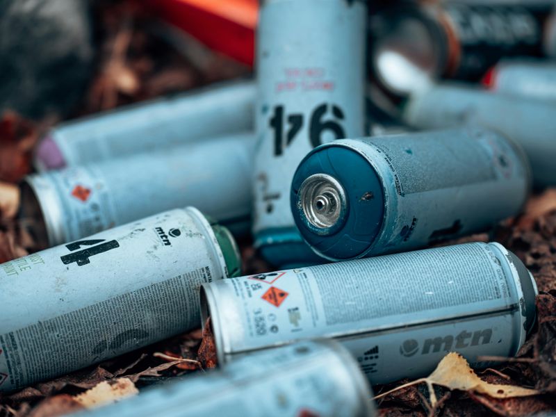 Old Paint Cans