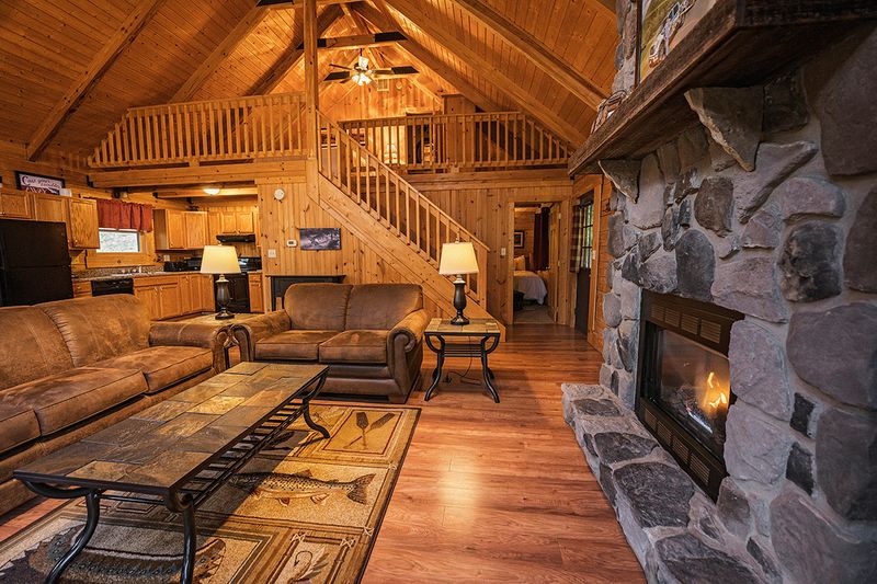 Cabins with Open-Plan Living Areas