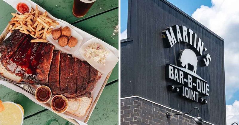 10 Tennessee Barbecue Joints Where The Smoke Still Speaks - Decor Hint Martin's Bar-B-Que Joint - Nashville