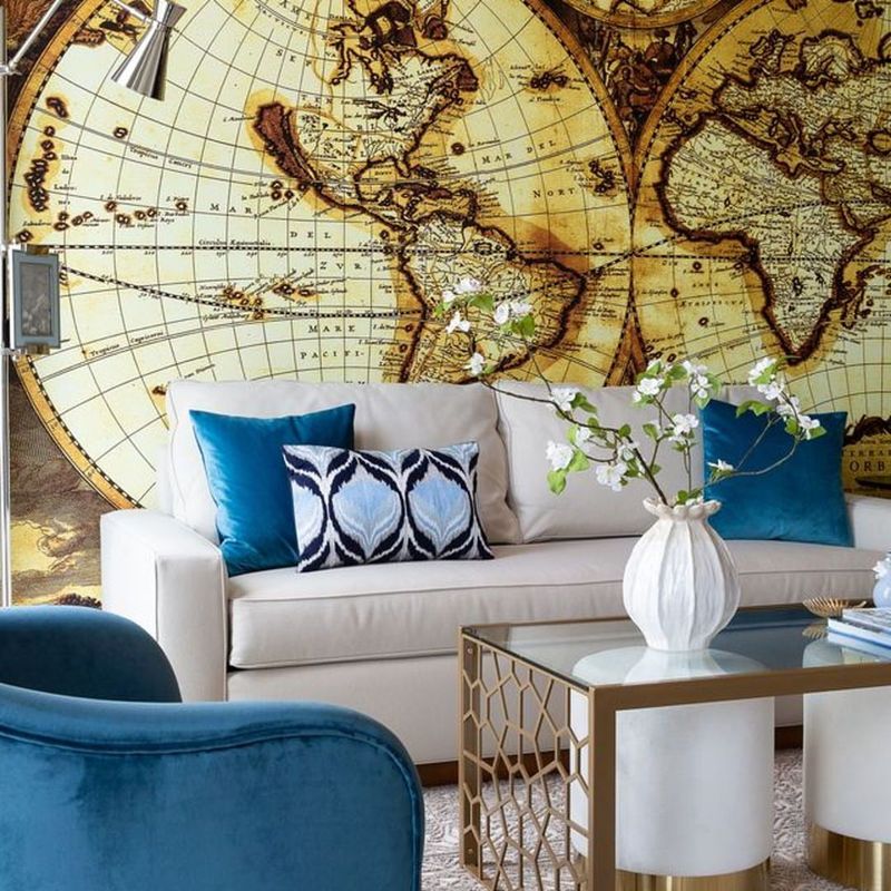 6 Georgia Wallpaper Trends That Flop & 6 That Transform a Room - Decor Hint Historic Map Masterpieces