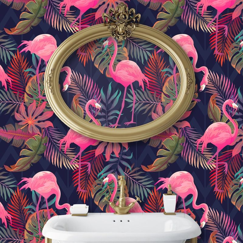 13 Vintage 1950s Bathroom Ideas That Could Be Popular Again In Ohio - Decor Hint Retro Wallpaper