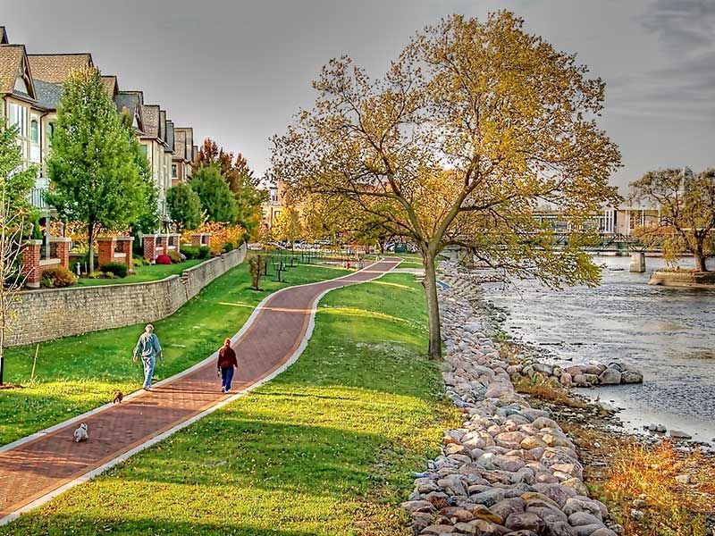 18 Delaware Brick Walkways That Look Like They've Always Been There - Decor Hint Riverfront Promenade