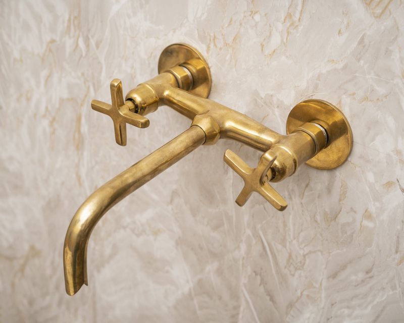 7 Surprising Vintage Bathroom Decor Trends Making A Comeback In New Jersey - Decor Hint Brass Hardware With Patina