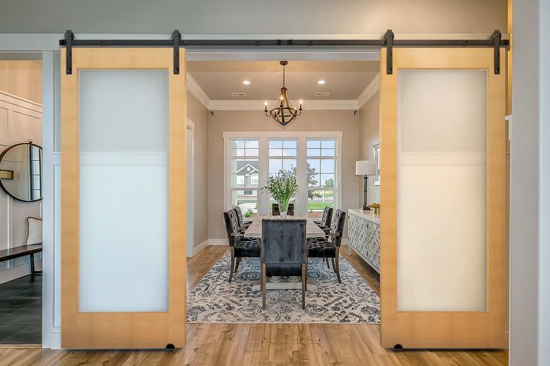 Custom-Built Barn Door With Local Oklahoma Craftsmanship