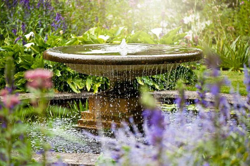 12 Nevada Courtyard Fountains That Keep Things Cool - Decor Hint Lush Garden Courtyard Fountain