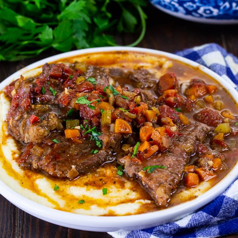 15 Slow Cooker Recipes Louisiana Families Swear By All Year - Decor Hint Mardi Gras Morning Grillades And Grits