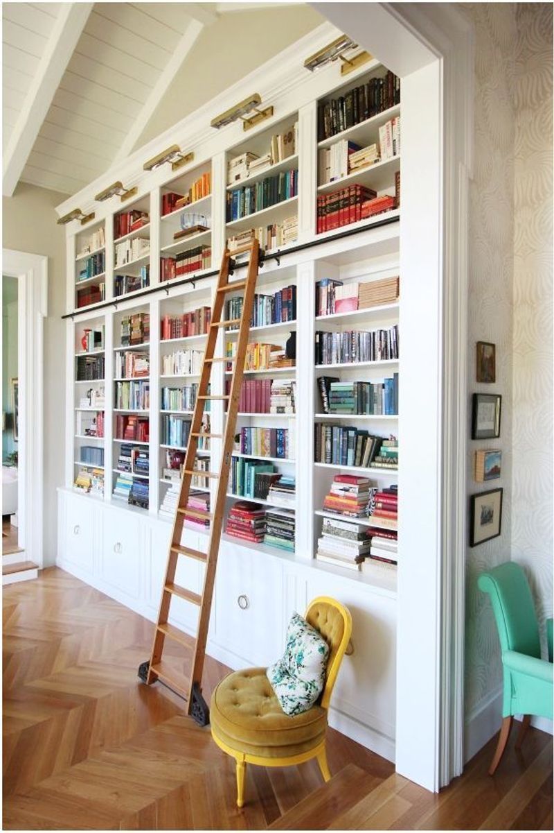Floor-To-Ceiling Farmhouse Shelving