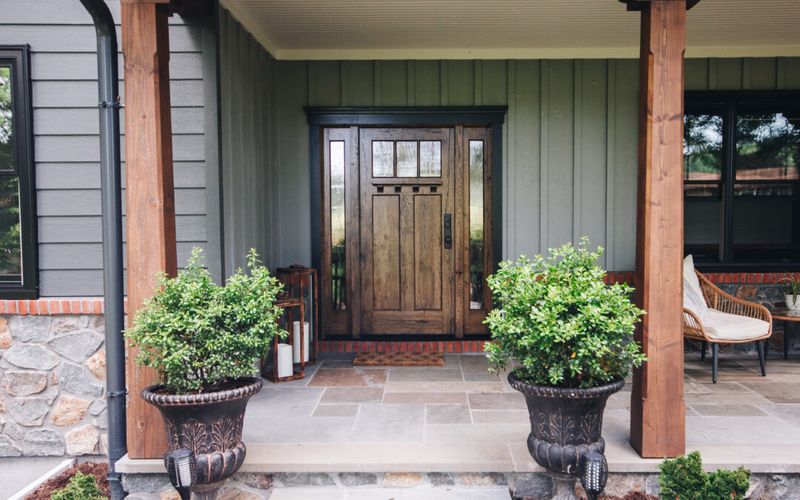 Reclaimed Wood Storm Door