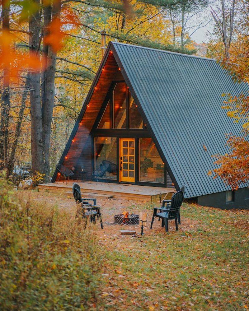 9 Rustic Pennsylvania Cabins With Storybook Charm - Decor Hint The Storybook A-Frame in Allegheny Forest