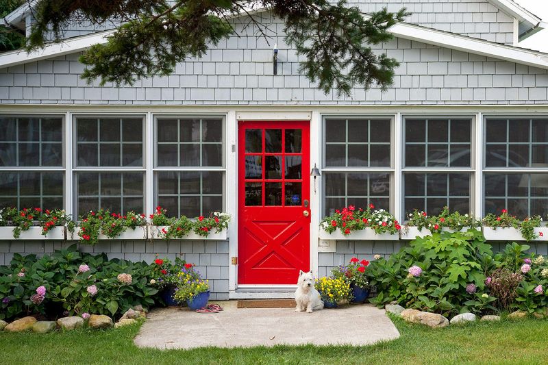 9 Vermont Screen Doors That Make That Summer Slam - Decor Hint Bold Color Pops