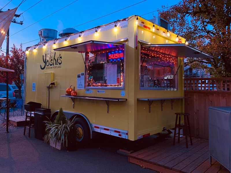 14 Oregon Food Trucks That Became Local Icons - Decor Hint Yoshi's Sushi: Fresh Fish on Four Wheels