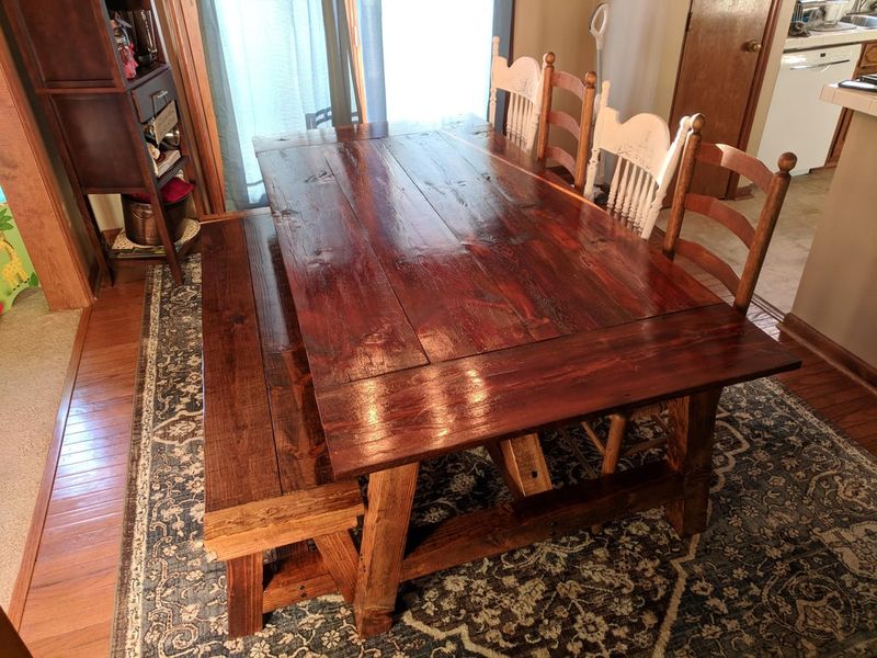10 Wisconsin Farm Tables That Turn Meals Into Memories - Decor Hint Dairy Land Barnwood Banquet Table