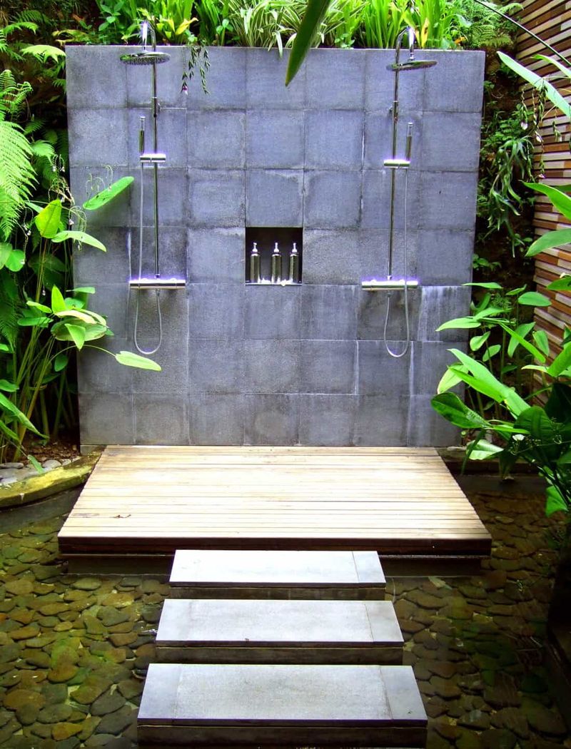 Naples Beachfront Double Shower