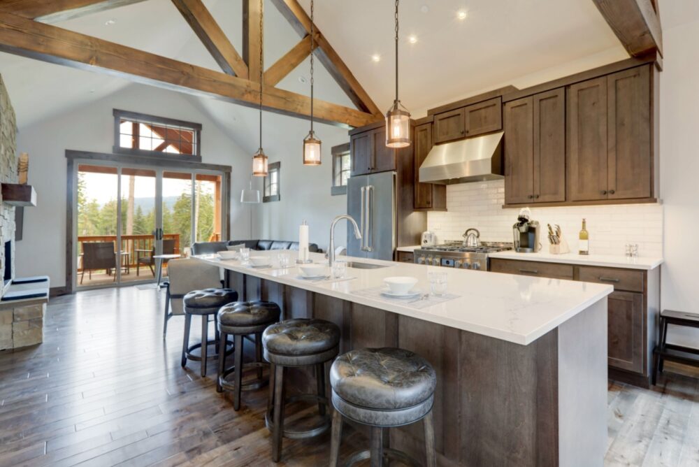 Exposed Beams Frame Your Cooking Space