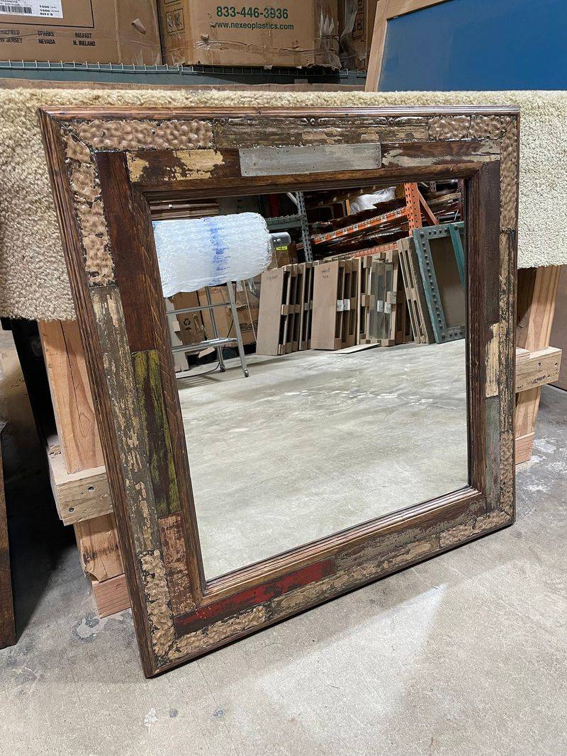 11 Texas Ranch Entryway Ideas That Should Inspire Your Next Renovation - Decor Hint Handcrafted Wooden Mirrors