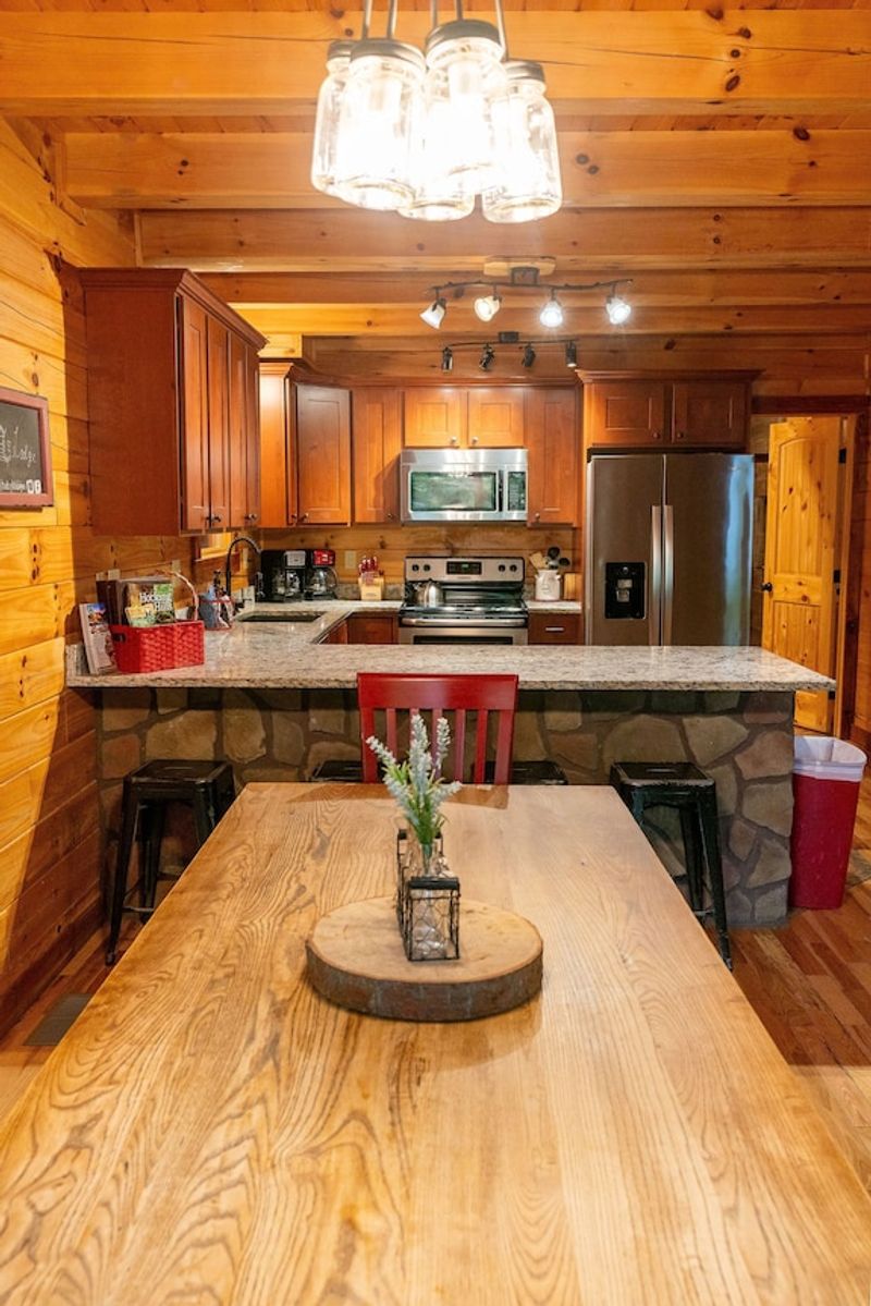 Rustic Bar Area