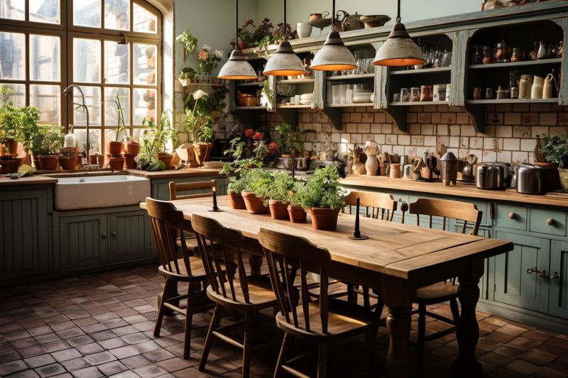 13 Georgia Farmhouse Kitchens Bursting With Rustic Charm - Decor Hint Heirloom Hardware Highlight