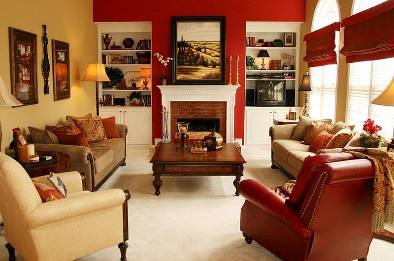 10 Living Room Paint Colors Indiana Homeowners Regret Using - Decor Hint Blood Red Disaster