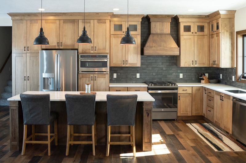 Warm Wood Cabinetry And Natural Finishes