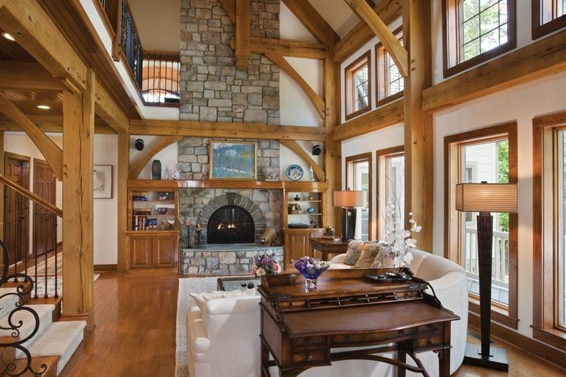 13 Virginia Stone Farmhouses With Rustic Character - Decor Hint Farmhouses With Exposed Timber And Stone