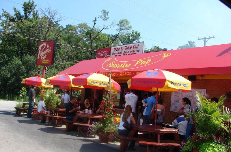 10 Illinois Hot Dog Stands Everyone Keeps Coming Back To - Decor Hint Paradise Pup - Des Plaines