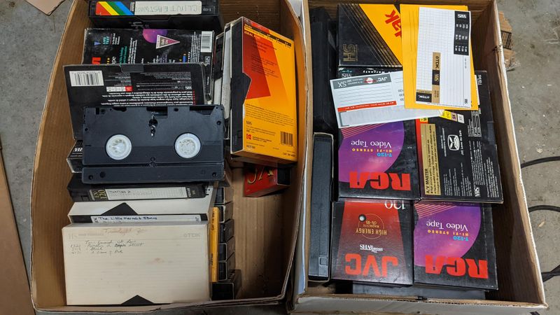 In Georgia, 16 Collectibles On The Decline For 2025 And 6 That Are No Longer Worth Anything - Decor Hint VHS Tapes of Local Georgia TV Shows