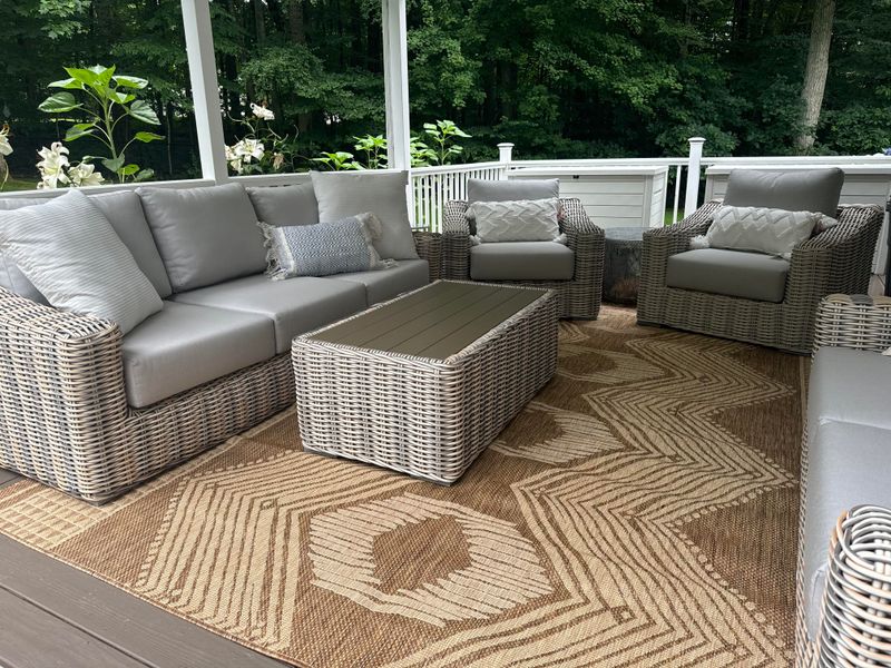 11 Arizona Patio Trends You'll Want To Skip This Year - Decor Hint Outdoor Rugs on Uncovered Patios