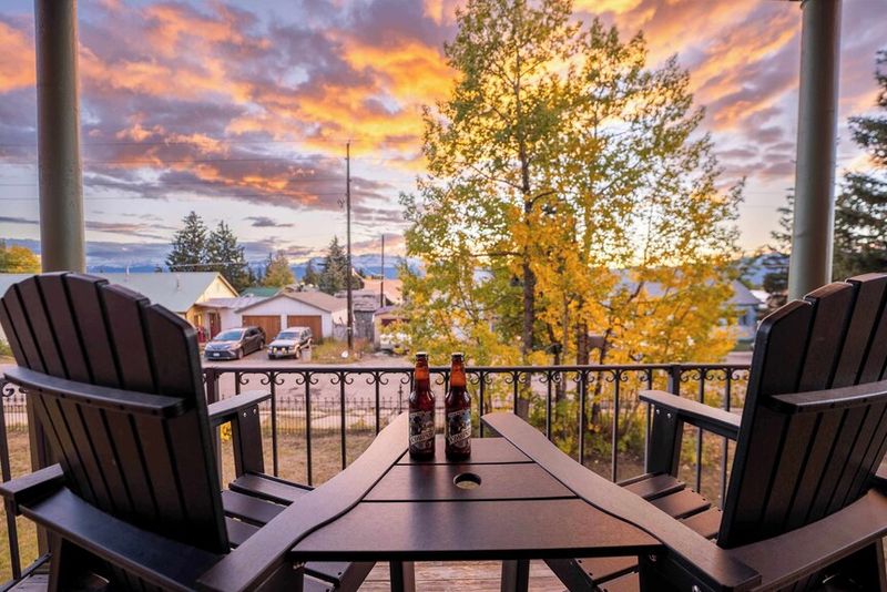 Leadville's Mining Baron Mansion Porch