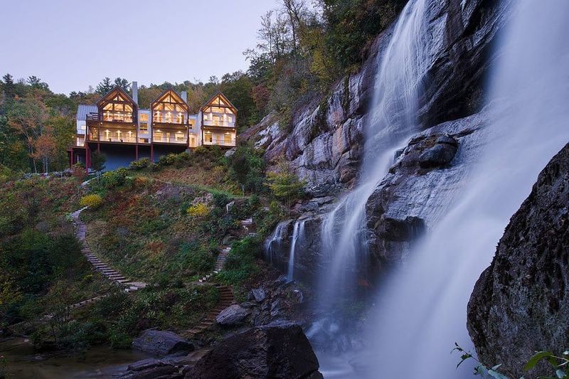 6 North Carolina Mountain Cabins With Views As Stunning As Their Interiors - Decor Hint Fairytale Stone Cottage in Brevard